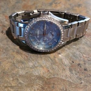 Fossil large faced watch